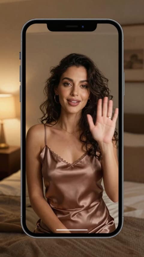Spicy call — your AI character talking to you on a video call